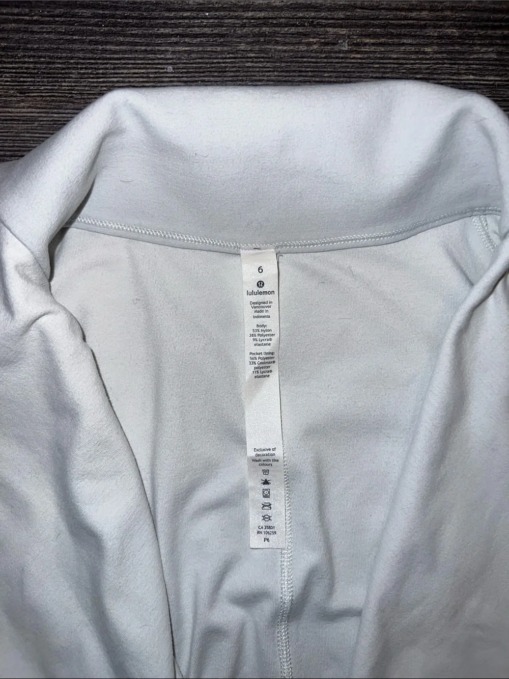 Lululemon That’s A Wrap Jacket Heathered Light Gray Size 6